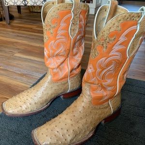 My Justin FQ Ostrich Boots